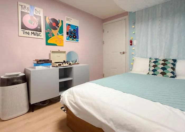 Appartement Binna Star 효창공원역5분,무료조식,무료짐보관,용산역1정거장 Séoul