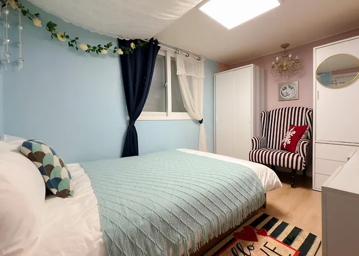 Binna Star 효창공원역5분,무료조식,무료짐보관,용산역1정거장 Appartement